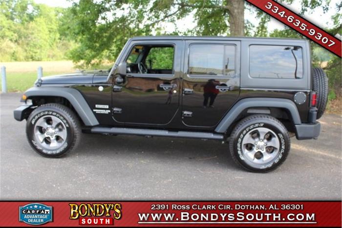 used 2016 jeep wrangler 4wd unlimited sport dothan, al 36303 for sale in dothan, alabama