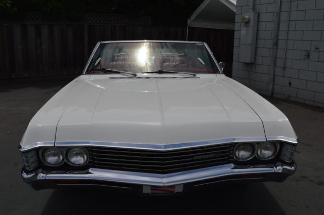1967 chevrolet impala ss white automatic 90,740 miles