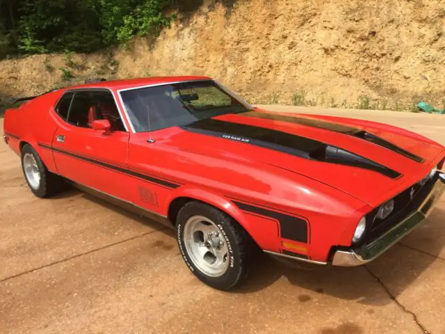 1971 ford mustang cobra mach 1 sports roof , 429 cobra jet, matching numbers