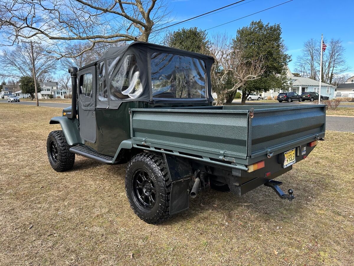 1977 toyota fj cruiser pickup green 4wd manual fj 40