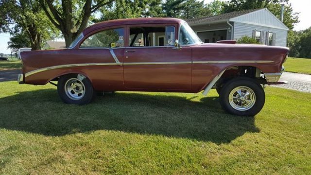 1956 chevy 210 survivor gasser drag car