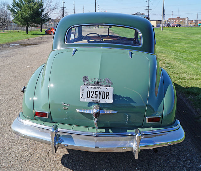 1948 nash 600 super 4dr trunk back sedan, low mile 2 families since new