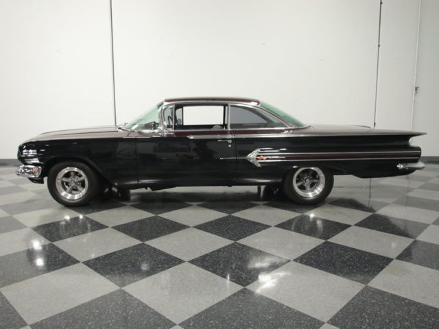 a+ resto, built 348 w/409 aluminum heads, two 4bbl carbs, 4-speed, ps, disc, ac