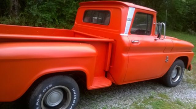 1964 chevrolet shortbed stepside truck 350 wood bed hot rod