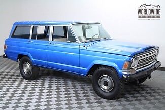 1973 jeep wagoneer ac! preserved! rare! 18k miles! crate 350