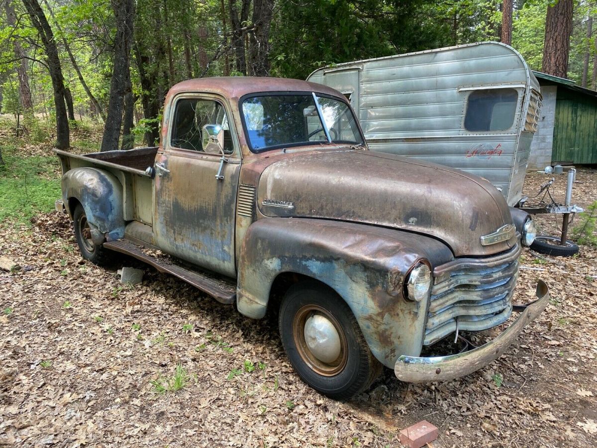 1951 chevrolet pickup original california truck