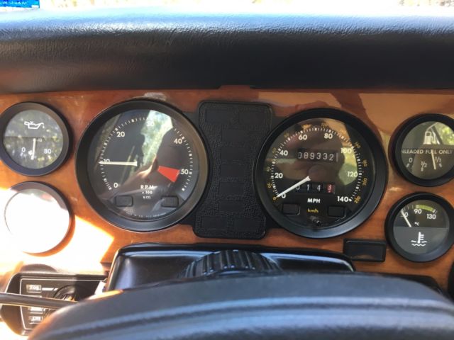 84 jaguar xj6 - black with tan leather interior
