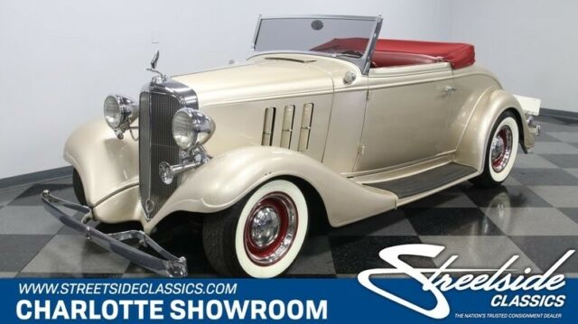 classic vintage chrome champagne pearl burgundy interior restored whitewall tire