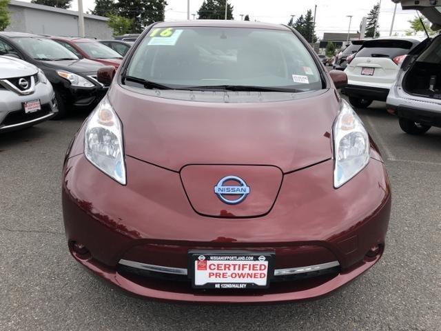 certified 2016 nissan leaf portland, or 97230 for sale in portland, oregon