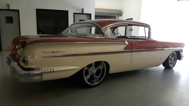 1958 chevrolet bel air 2dr hard top stunning creation none nicer!