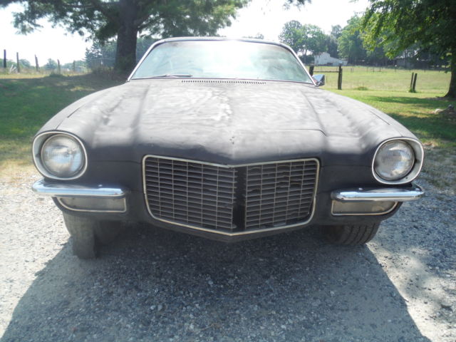 1971 chevrolet camaro factory air split bumper console 350 auto runs needs tlc!!