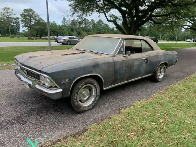 1966 chevelle ss396 4 speed project barn find survivor all original sheet metal