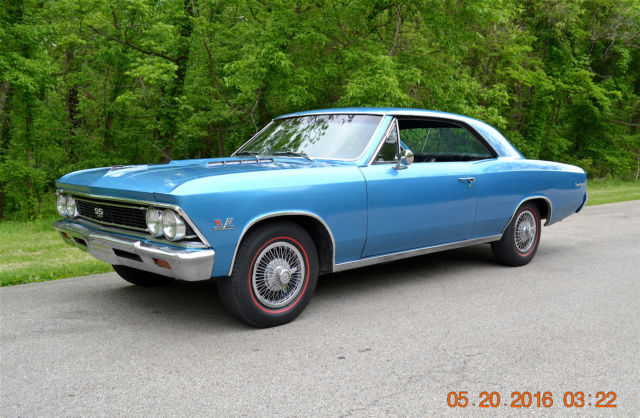 1966 chevelle ss 396 numbers matching fully documented beautiful marina blue