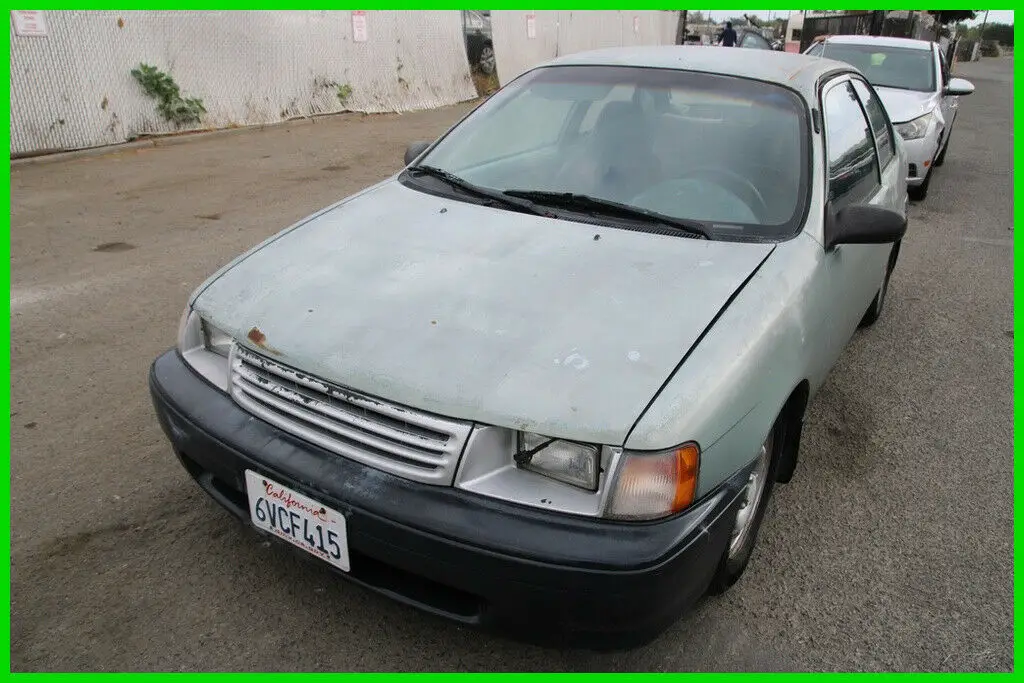 1992 toyota tercel coupe 4 speed manual 4 cylinder no reserve