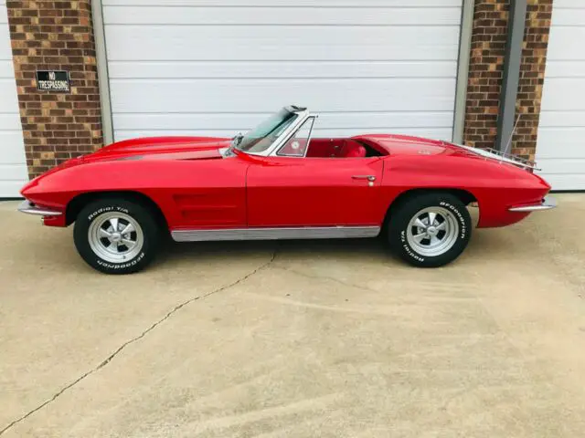 1963 red roadster!