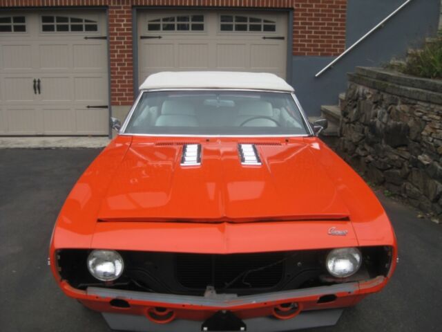 1969 camaro convertible 396 turbo 400 hugger orange