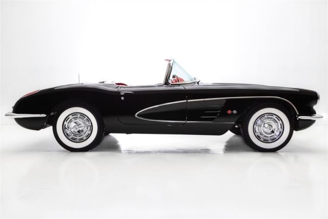 1958 chevrolet corvette black & red frame-off (winter clearance sale $129