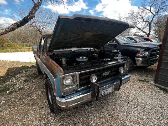 1979 chevrolet pickup pickup blue 4wd automatic k10