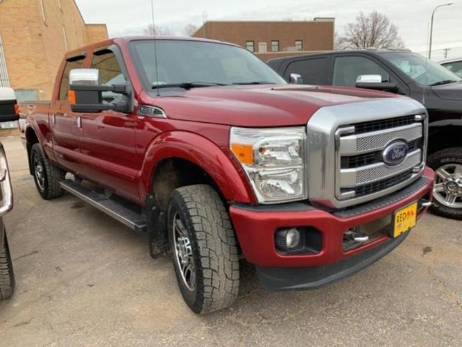 2015 ford f-250 super duty platinum 4x4 platinum 4dr crew cab 8 ft. lb pickup for sale in bonetraill, north dakota