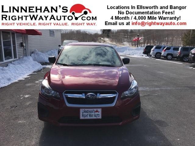 2012 subaru impreza 2.0i awd 2.0i 4dr sedan cvt for sale in bangor, maine