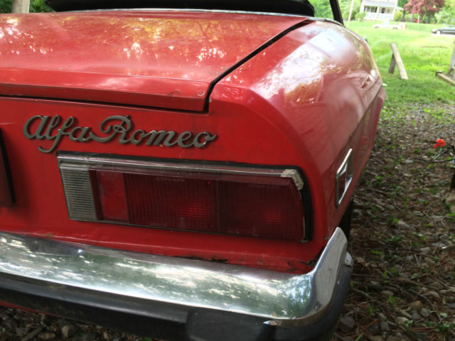 1972 alfa romeo spider for sale
