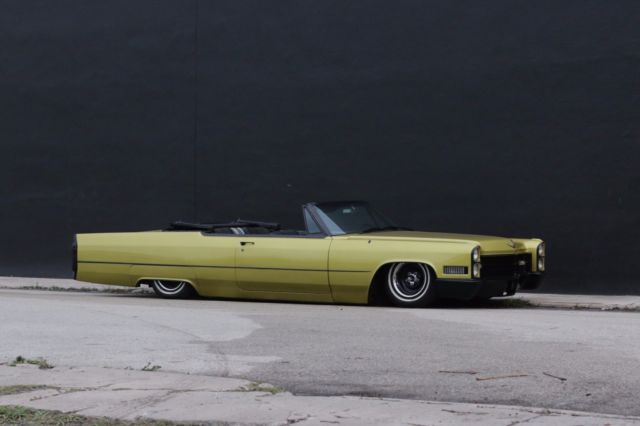 1966 cadillac convertible air ride bagged custom deville