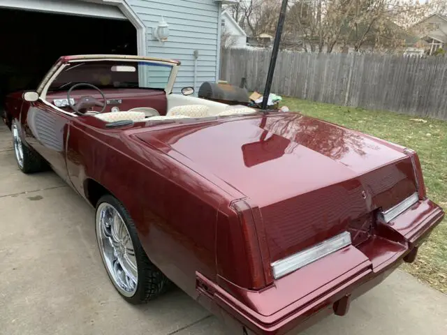 1986 oldsmobile cutlass convertible chop top custom louie vuitton interior dubs
