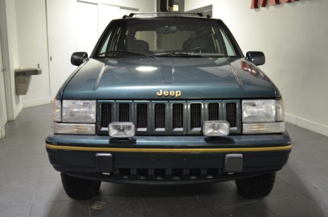 1994 jeep grand cherokee limited 69650 miles hunter green metallic suv 8 cylinde