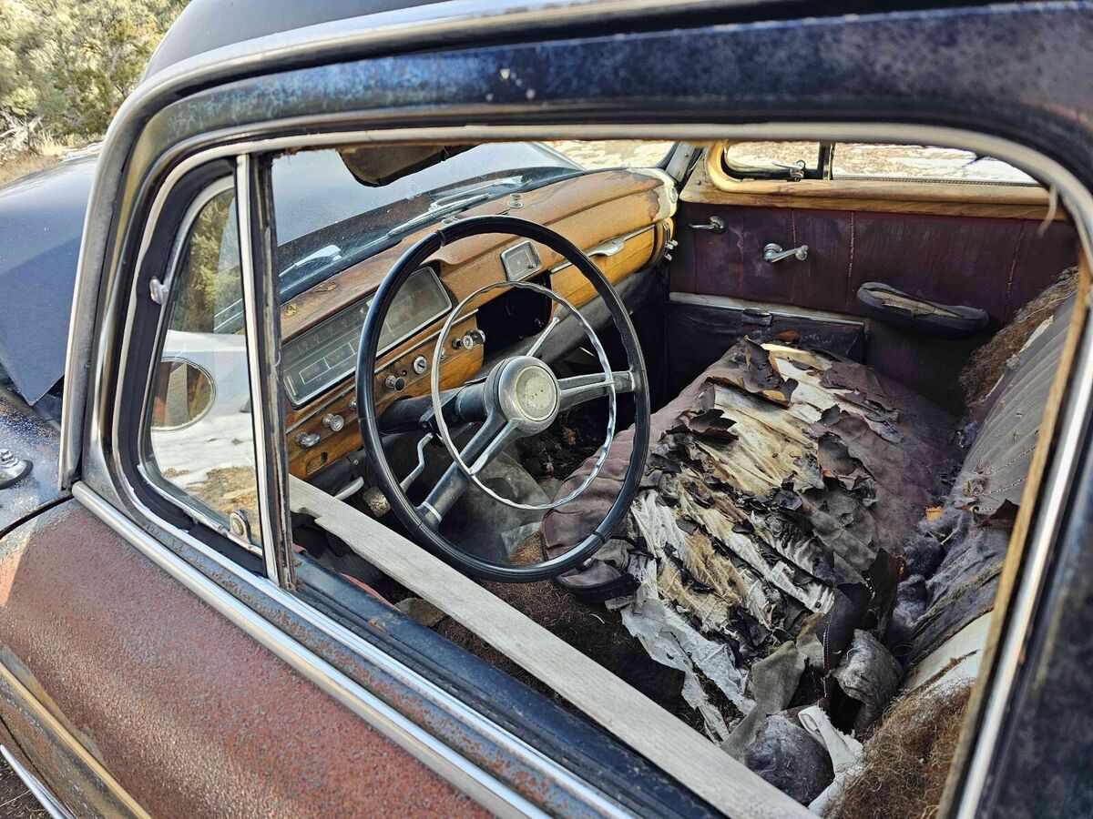 1956 mercedes-benz 220 s sedan black 4 door