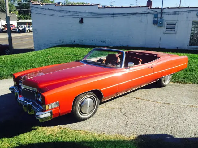 1974 eldorado convertible rebuilt 500 motor runs great free shipping