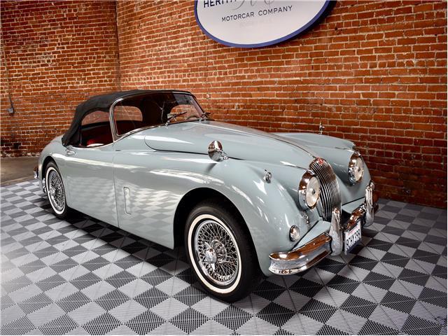 1958 jaguar xk150, mist grey with 36956 miles available now!