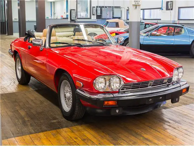 red jaguar xjs with 60,068 miles available now!