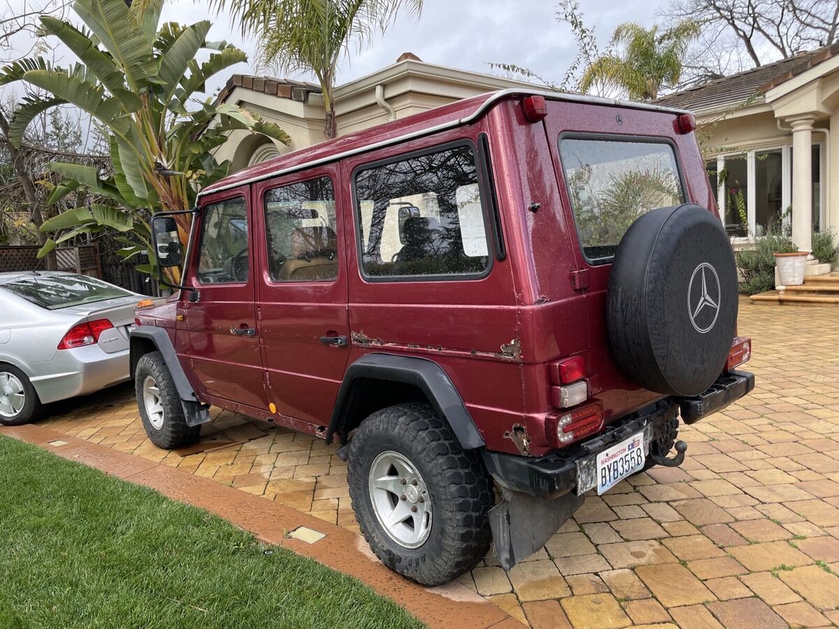 1980 mercedes-benz g-class suv red 300gd