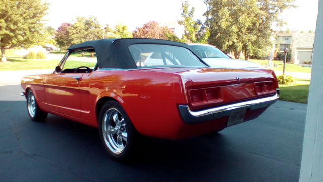 1965 ford mustang convertible resto-mod 5.0 efi 5 speed