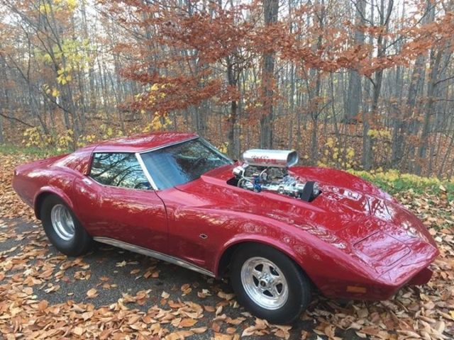 chevrolet corvette pro street hot rod 1975