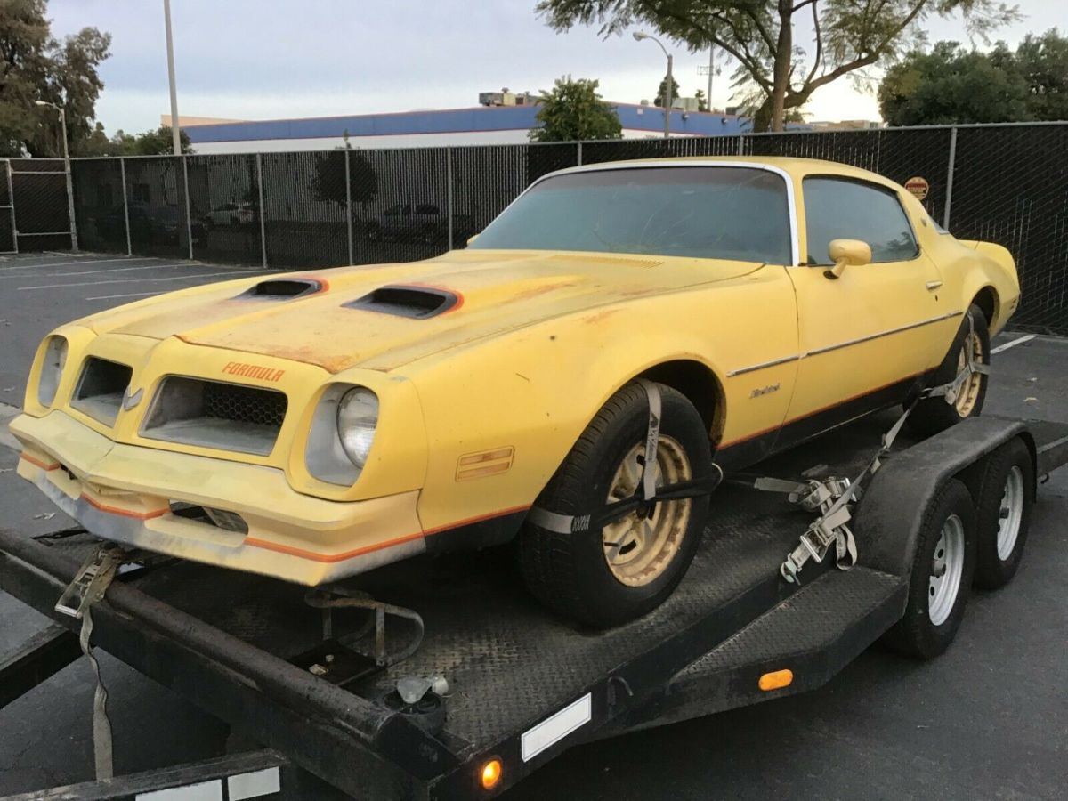 1976 pontiac firebird formula 400 (trailer included)