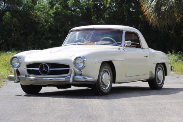 1961 mercedes benz 190sl db50 white matching numbers