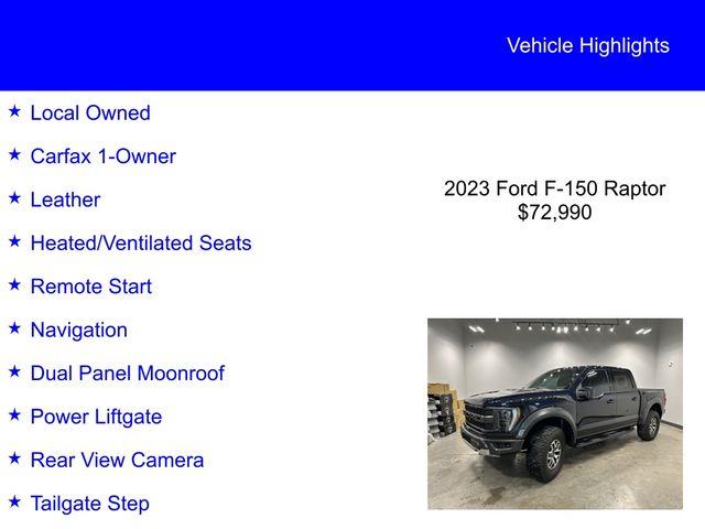 2023 ford f-150 raptor