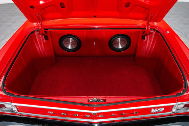 1966 chevrolet chevelle super sport 968 miles rally red hardtop 396 v8 5 speed m