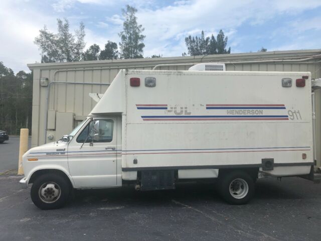 1989 ford e350 custom mobile office command center research vehicle rv evidence