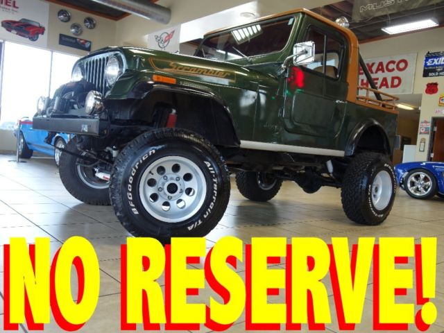 no reserve 1983 cj7/cj8 scrambler conversion 6cyl 5-speed restored arizona amc