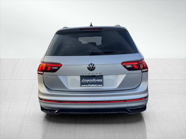 2022 volkswagen tiguan 2.0t se r-line black