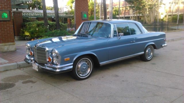 1971 280se 3.5 v8 coupe w111 restored body, new paint & new leather interior