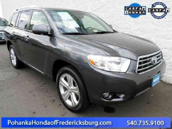 2010 toyota highlander limited in fredericksburg, va