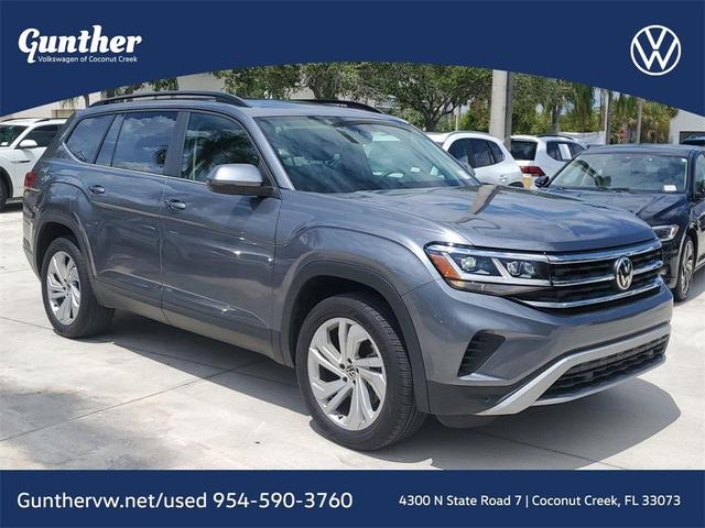 2021 volkswagen atlas 3.6 v6 se w/ technology
