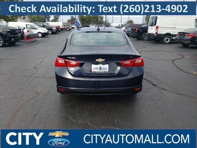 certified 2016 chevrolet malibu lt columbia city, in 46725 for sale in big lake, indiana