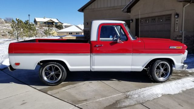 1968 ford f100 - custom - restomod - short bed - 5.0 efi engine