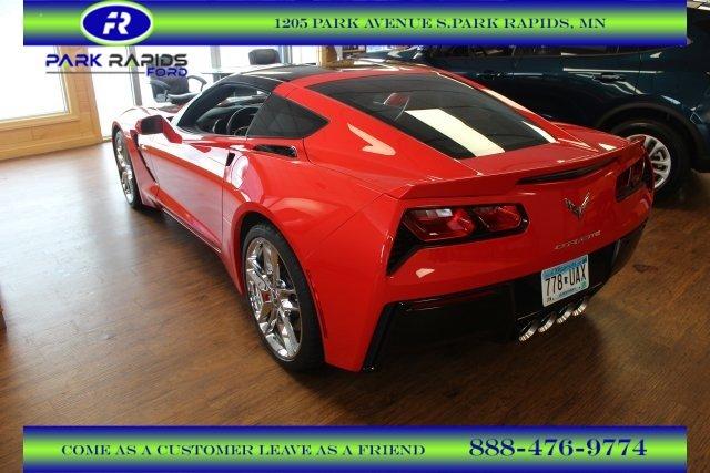 used 2016 chevrolet corvette stingray coupe park rapids, mn 56470 for sale in arago, minnesota