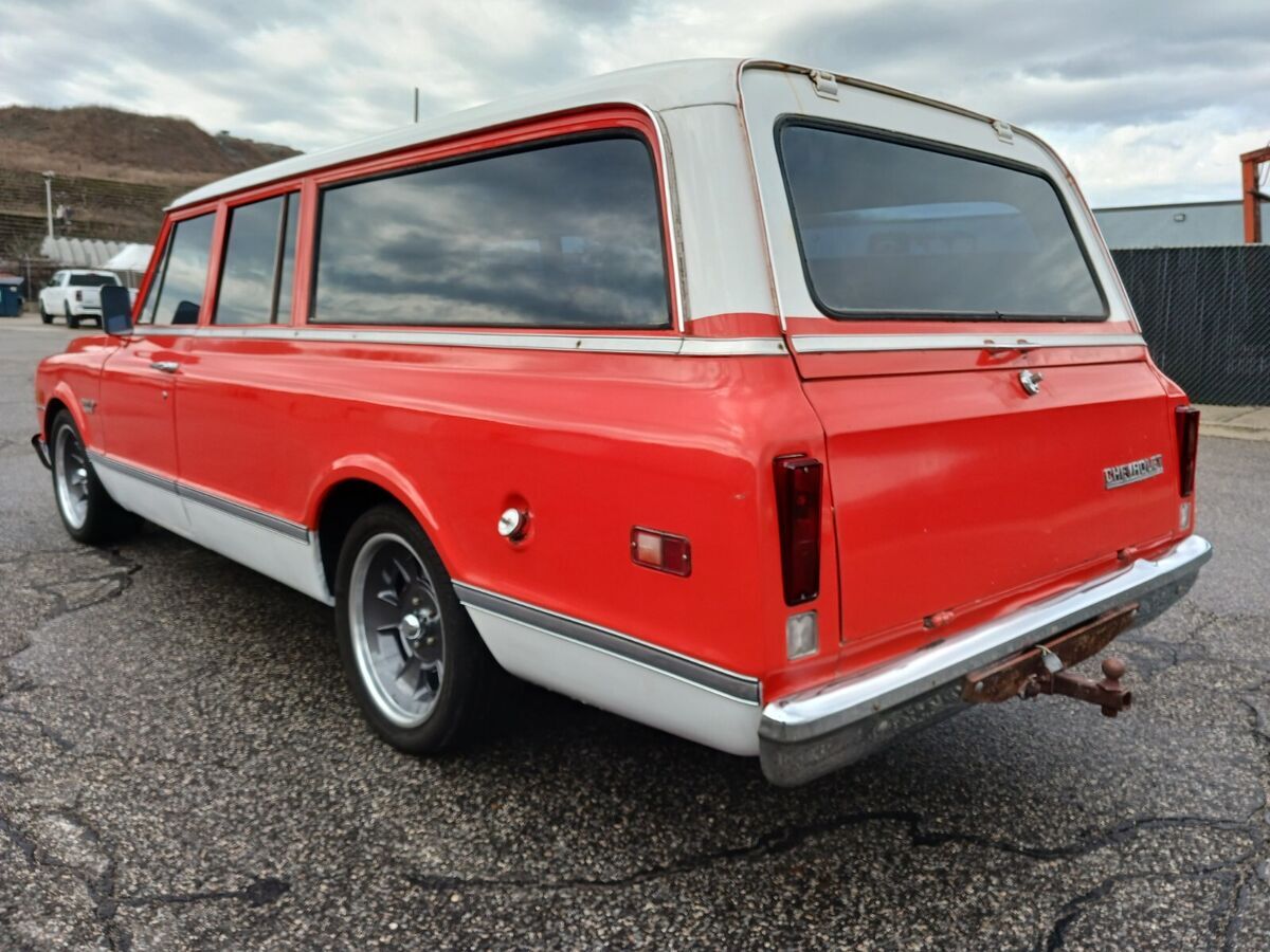 1970 chevy suburban 3 door 5.3l ls swap 4l60 auto disc brakes a/c 19" wheels 69k