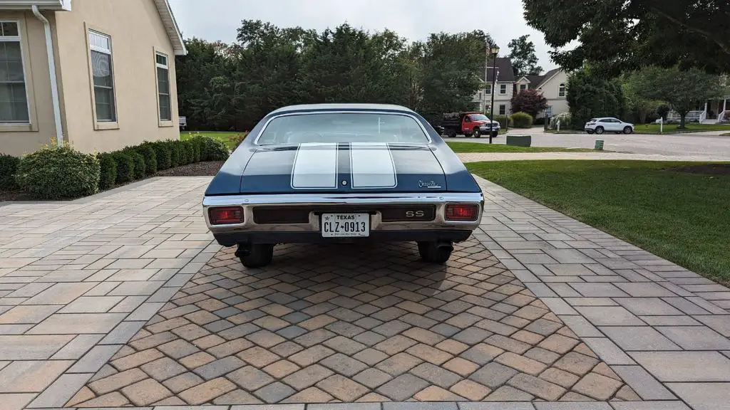 documented 1970 chevelle ss for sale~ls5 454~4 spd~fathom blue~a/c~pdb~ps